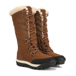 Bearpaw Isabella Waterproof Winter Boots Hickory Tan 9